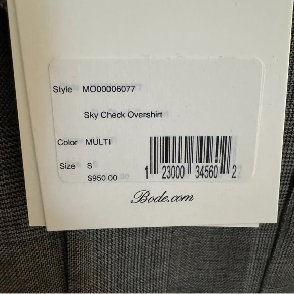 NEW | BODE Grey Shirt Jacket - Picture 11 of 13